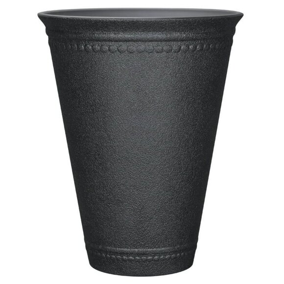 My Texas House Asti Tall Resin Planter - Black 16.1